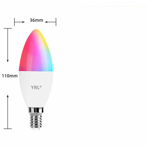 Smart WifI Led Lamp E14 RGB CW WW Led Bulb Dimmable