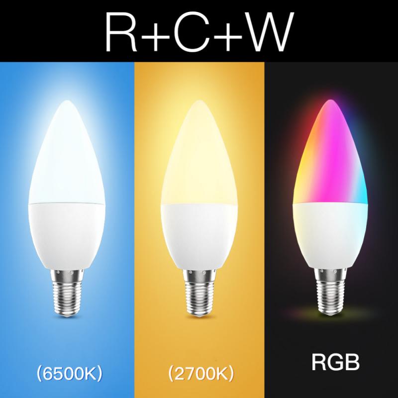 Tuya Smart Bulb WiFi Dual Mode E12 Port Alexa Voice Control RGB